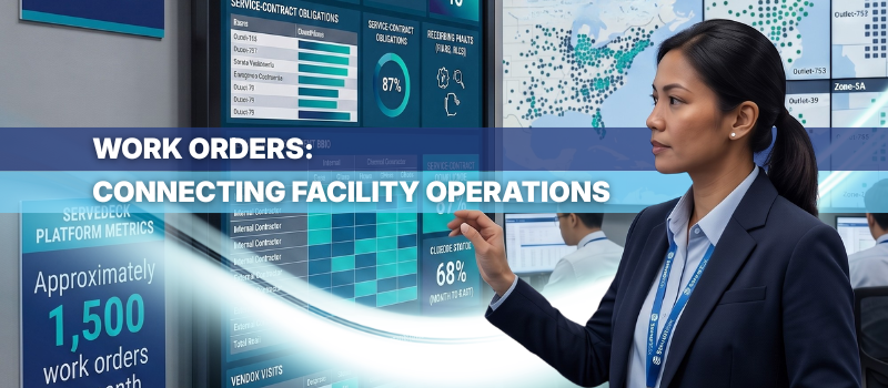 ServeDeck article thumbnail: Work Orders — Connecting Facility Operations